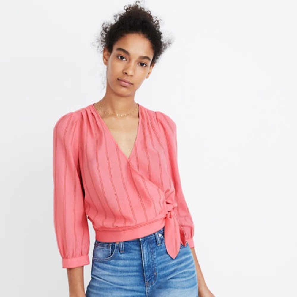 MADEWELL WRAP TOP